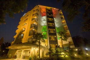 Front of property - evening/night