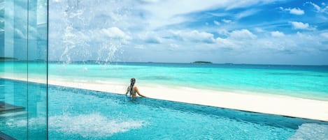 Vue sur la plage/l’océan