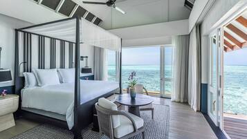 套房, 3 间卧室 (Sunset Water Suite) | 高档床上用品、免费迷你吧物品、客房内保险箱、办公桌