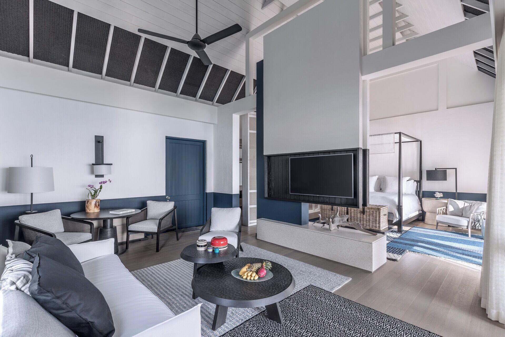 Premium bedding, free minibar items, in-room safe, desk