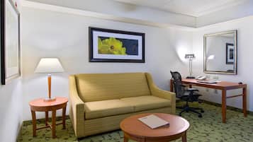 One King Bed | Living area