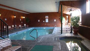Indoor pool, seasonal outdoor pool