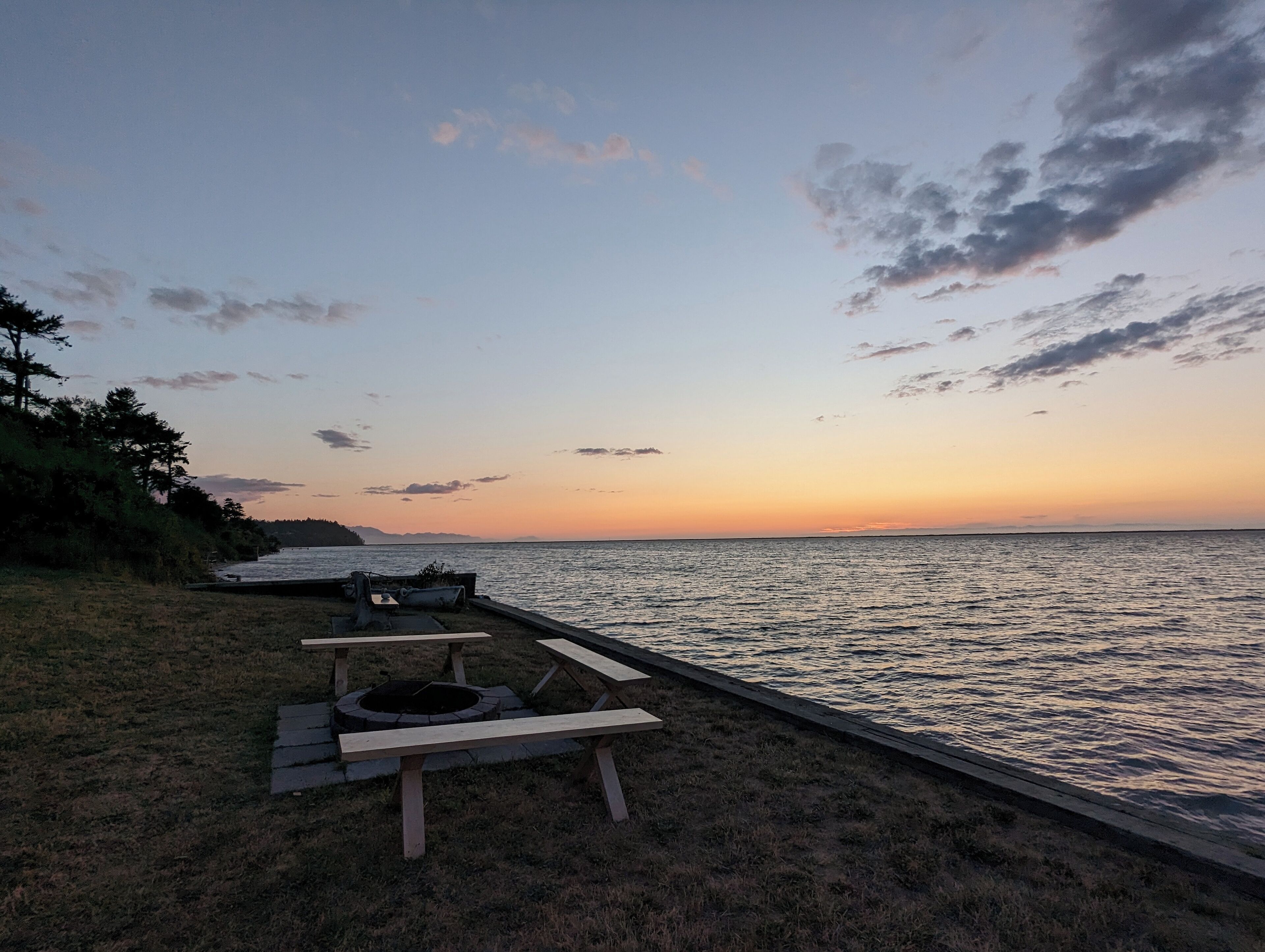 private beach, kayaking