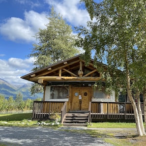 Outdoor wedding area