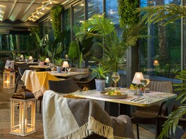 Área externa para banquete