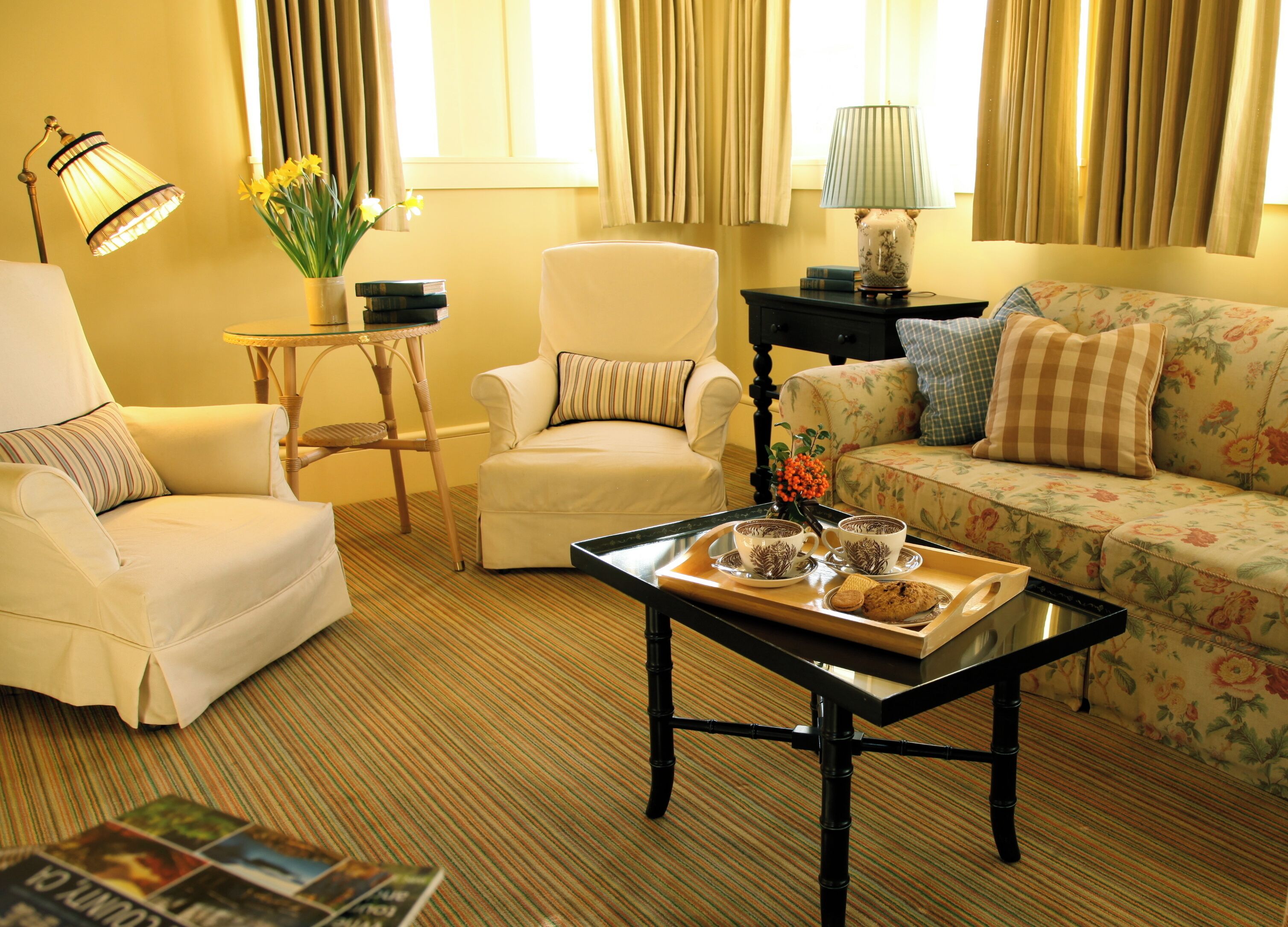 signature suite | living area | flat-screen tv, dvd player