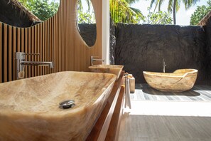 Suite, 3 Bedrooms, Ocean View, Beachfront | Bathroom - V Villas Maldives at Mirihi - MGallery Collection (Mirihi)