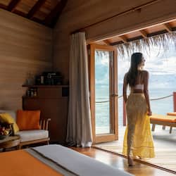 Villa, Overwater | Premium bedding, down duvets, minibar, in-room safe