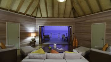 Suite, 2 Bedrooms, Overwater | Living room | Table tennis