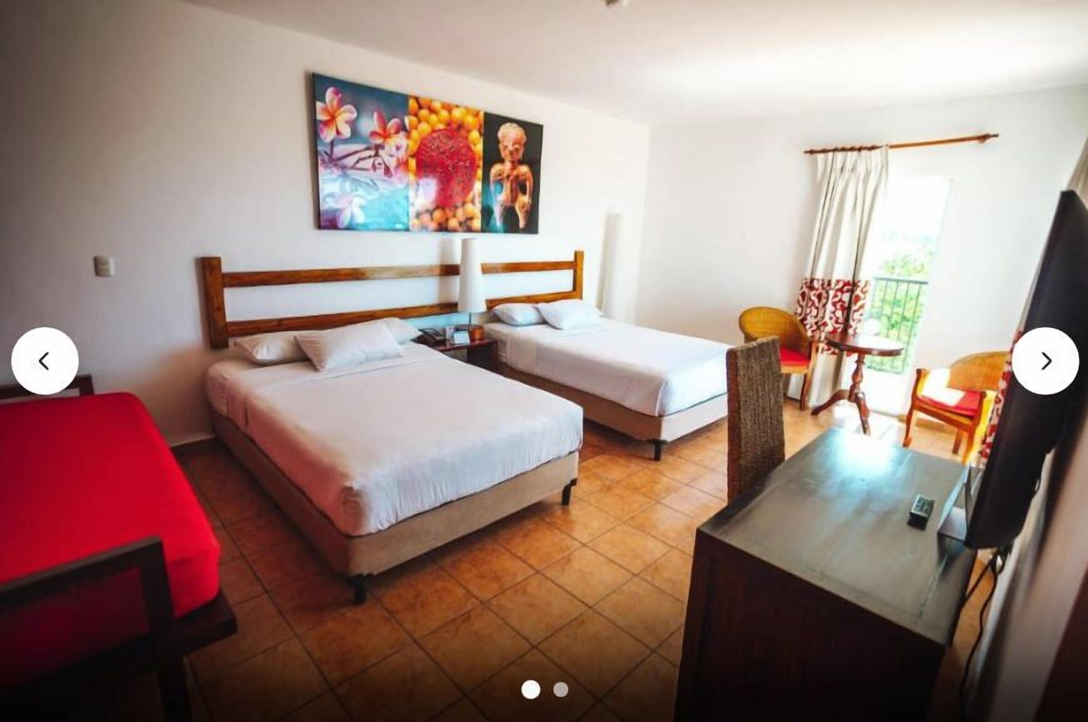 Standard 2 Double Beds | Premium bedding, in-room safe, desk, iron/ironing board