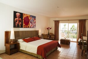 Standard 1 King Bed | Premium bedding, in-room safe, desk, iron/ironing board - Royal Decameron Salinitas - All Inclusive (Acajutla)