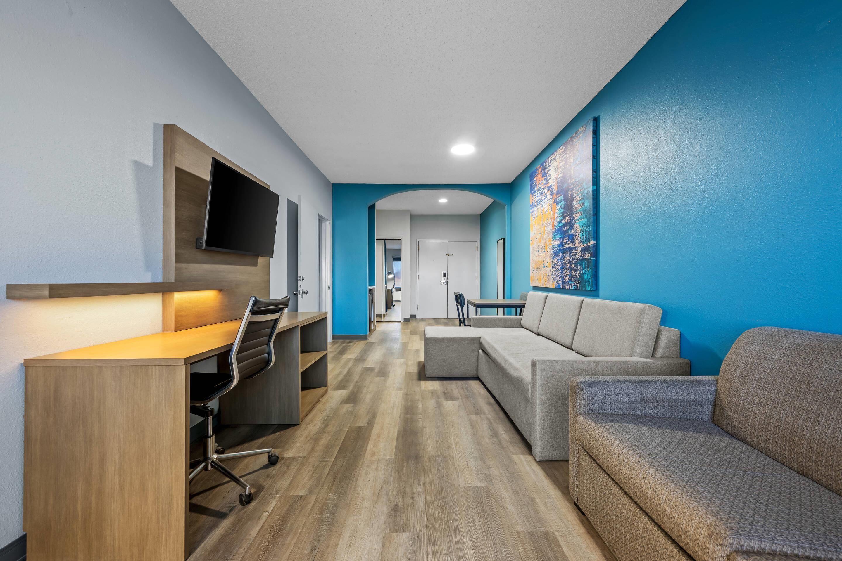 Suite, varias camas, para no fumadores | Escritorio, cortinas blackout y tabla de planchar con plancha 