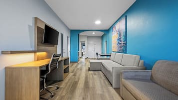 Suite, varias camas, para no fumadores | Escritorio, cortinas blackout y tabla de planchar con plancha