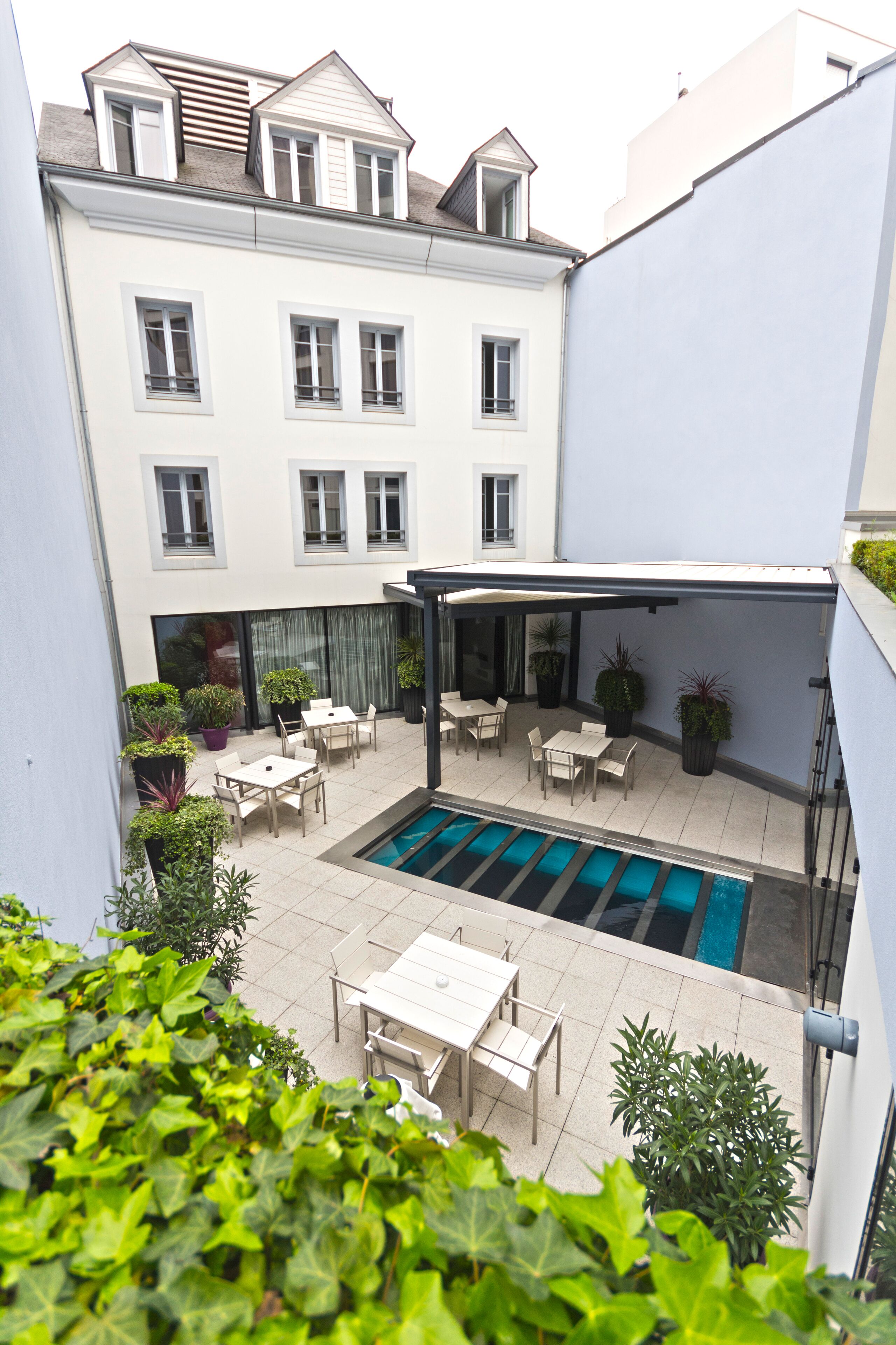 Zimmer | Blick auf den Innenhof