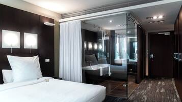 Minibar, in-room safe, soundproofing, cots/infant beds