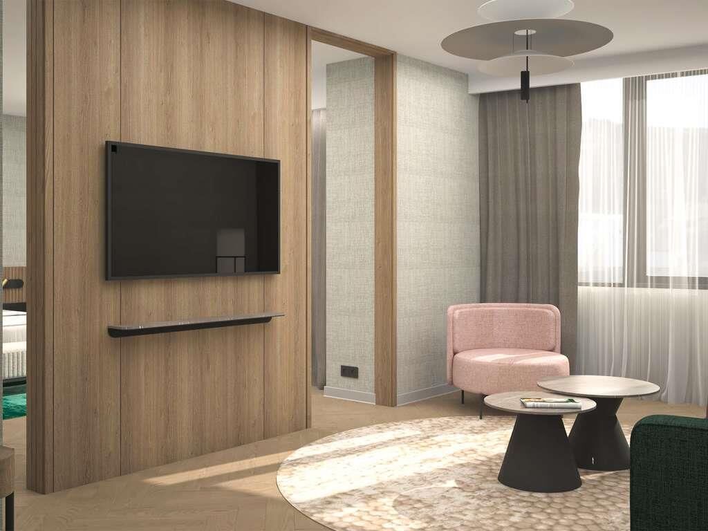 Superior-Suite, 1 King-Bett | Minibar, Zimmersafe, Schreibtisch, laptopgeeigneter Arbeitsplatz