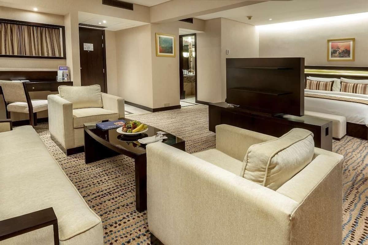 Junior Suite, 1 King Bed | Minibar, in-room safe, iron/ironing board (on request)