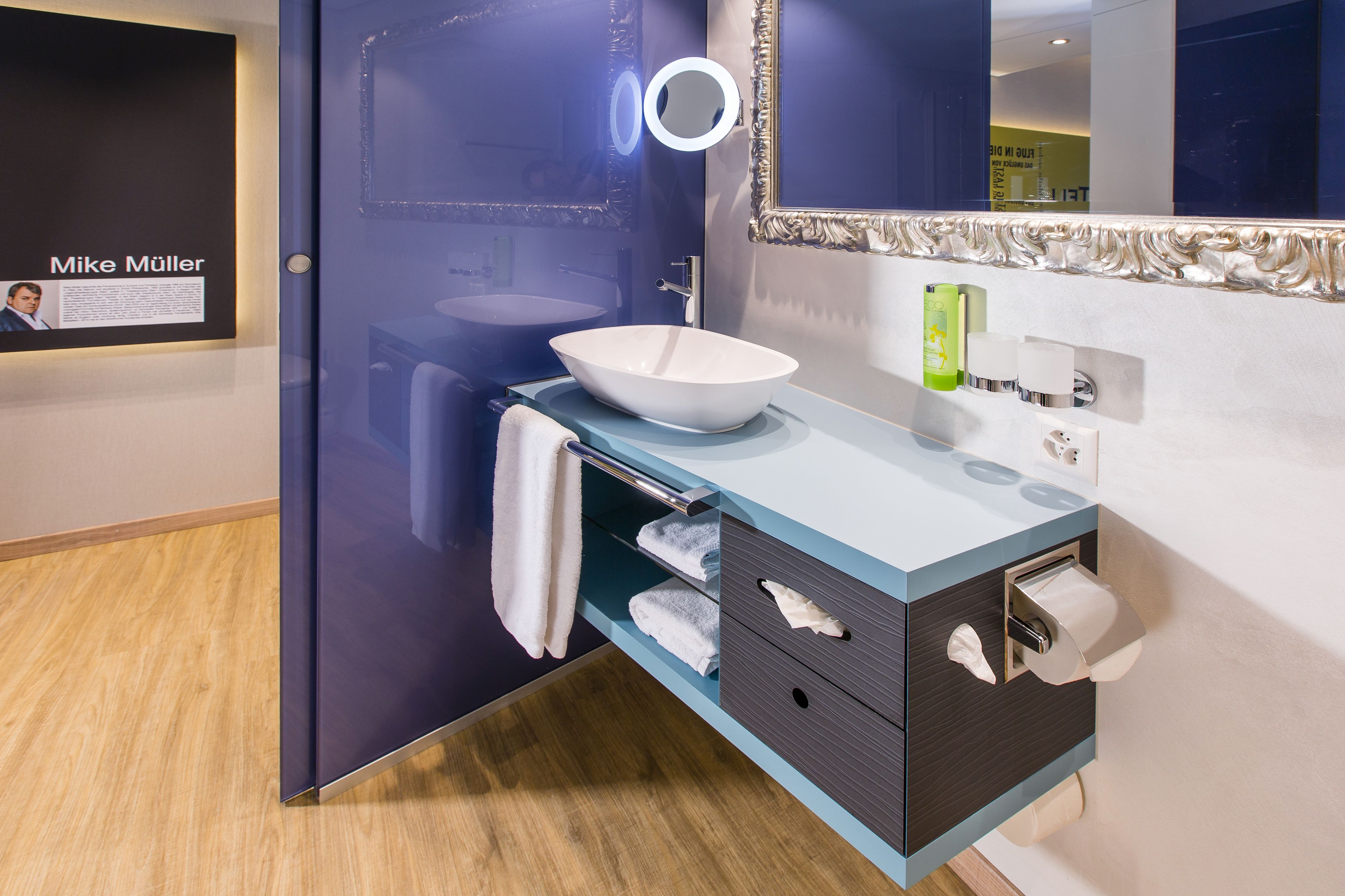 family room | bathroom | rainfall showerhead, free toiletries, hair dryer, slippers