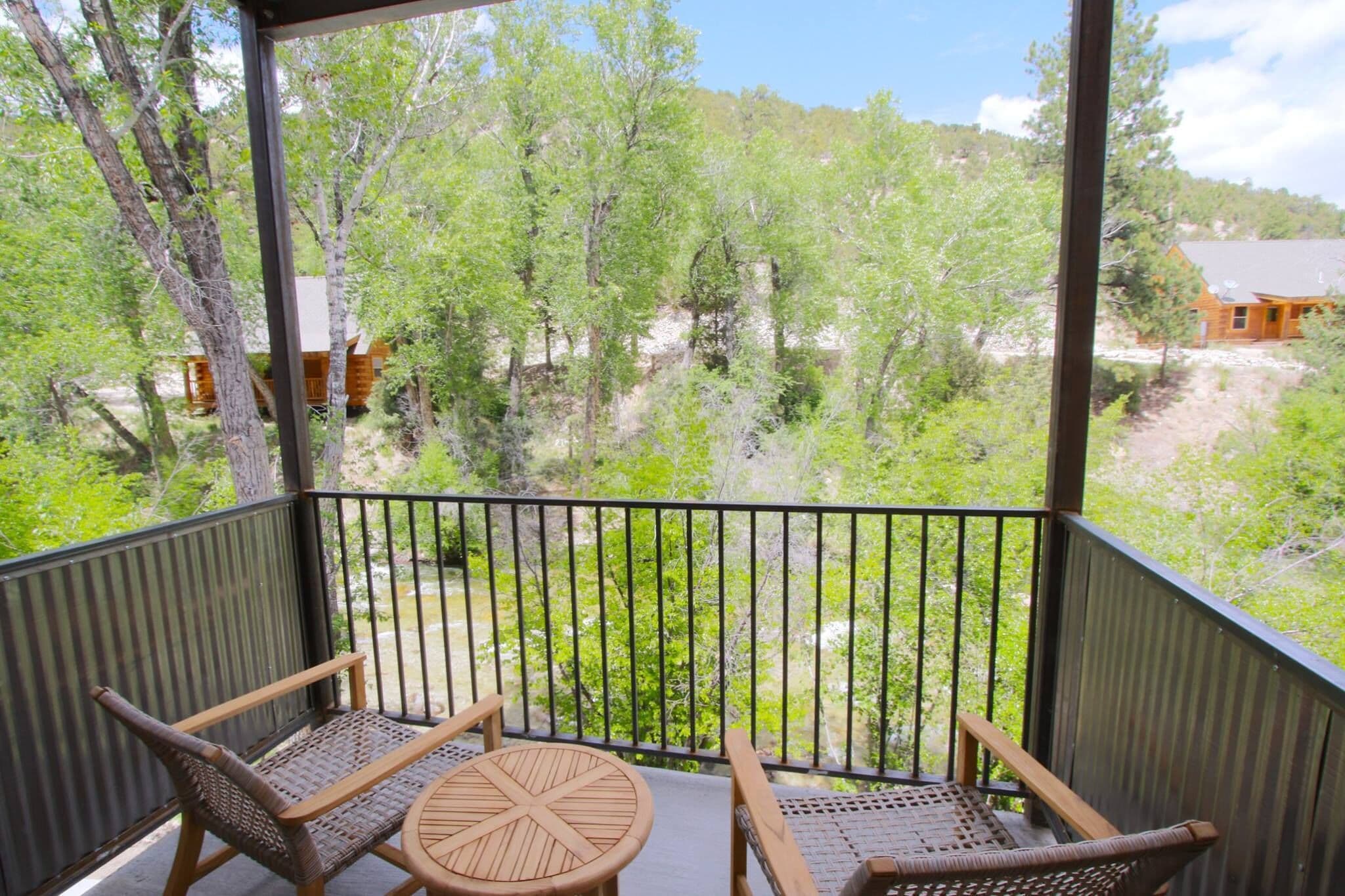 room, 2 queen beds (creekside) | balcony view