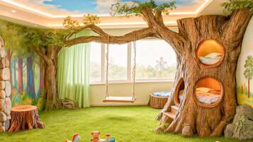 Minibar, in-room safe, alarm clocks