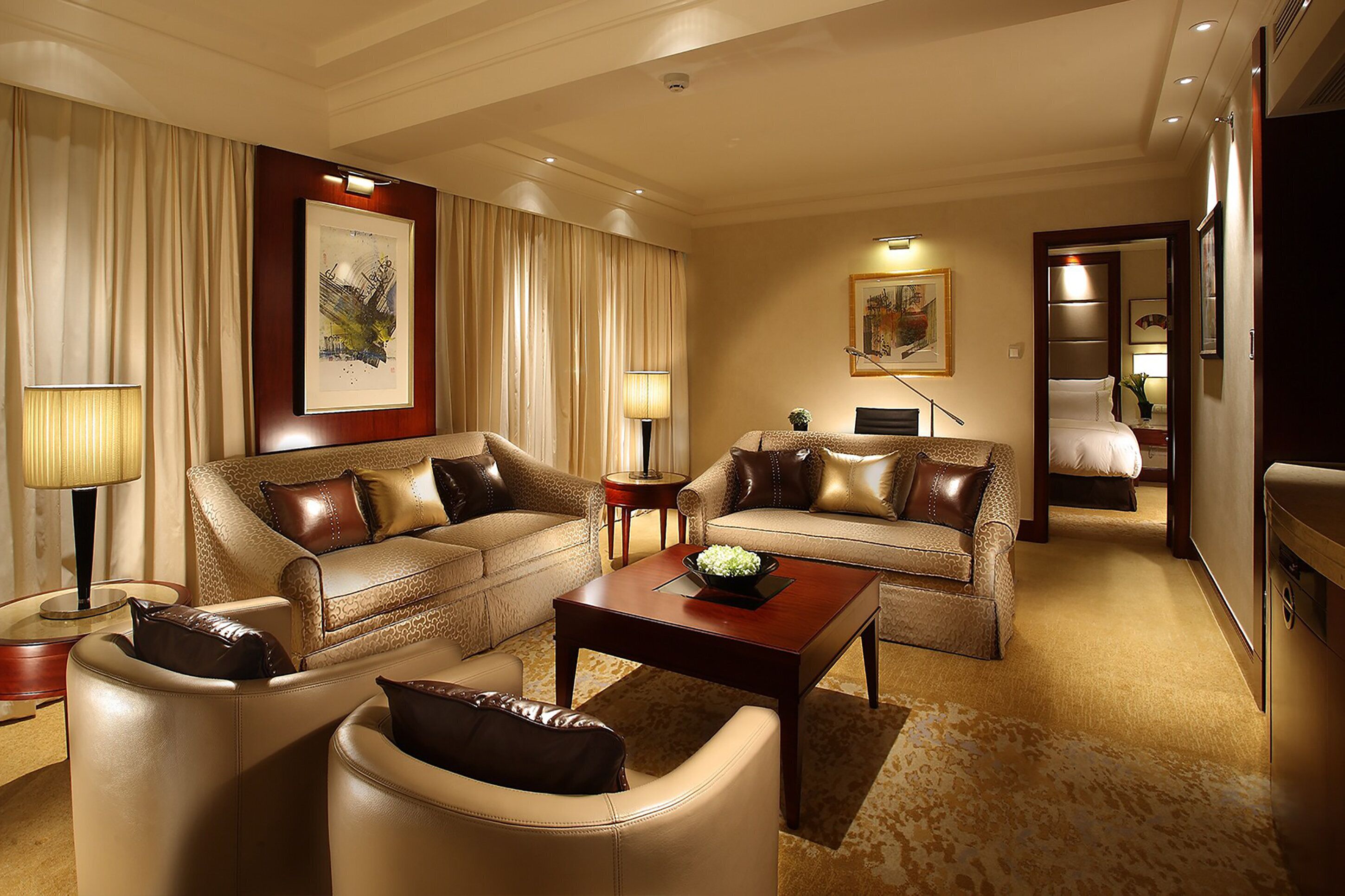 premium bedding, down duvets, minibar, in-room safe