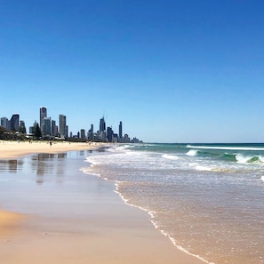 Beach nearby, white sand