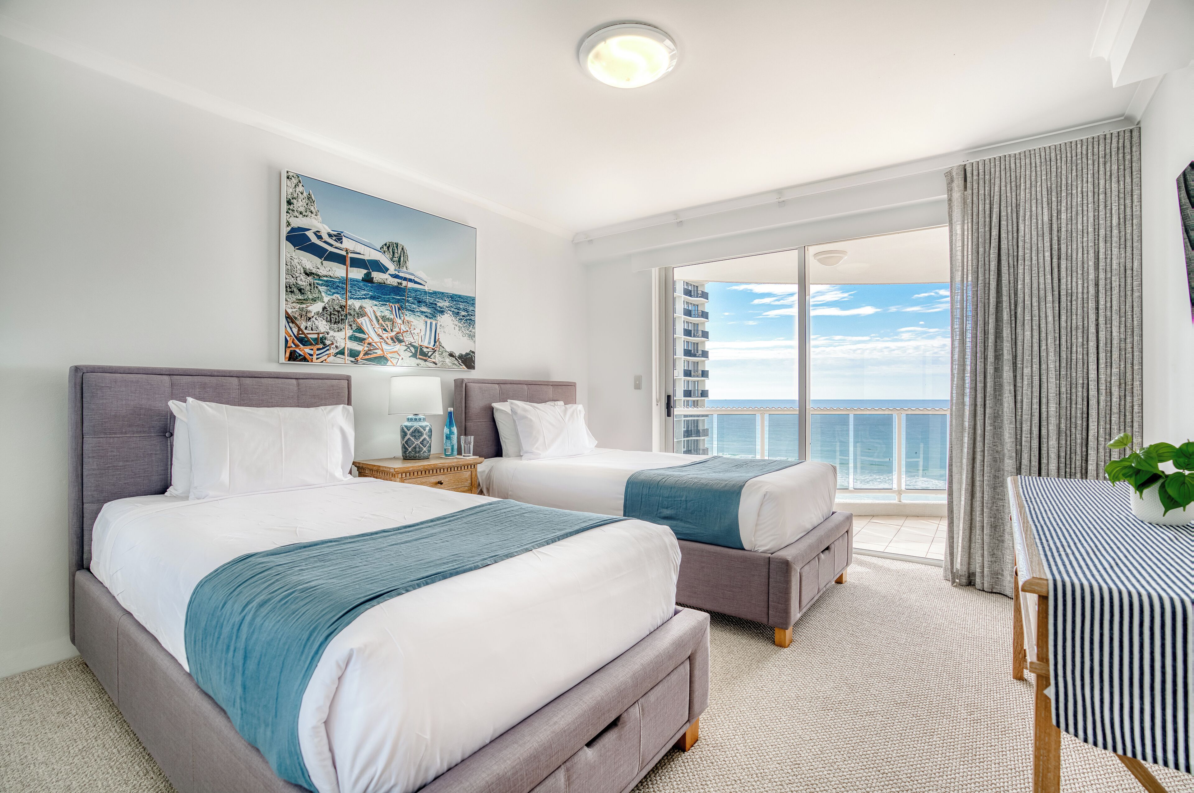 Two Bedroom Ocean-View Apartment | In-room safe, individually decorated, individually furnished