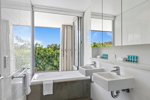 Free toiletries, hair dryer, towels