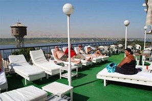 Blick von der Unterkunft