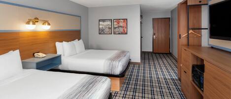 In-room safe, desk, laptop workspace, iron/ironing board