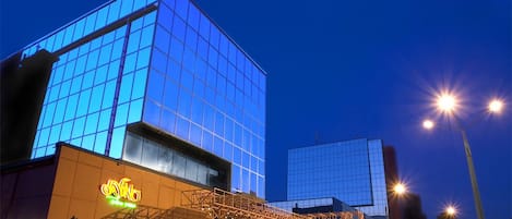 Front of property – evening/night