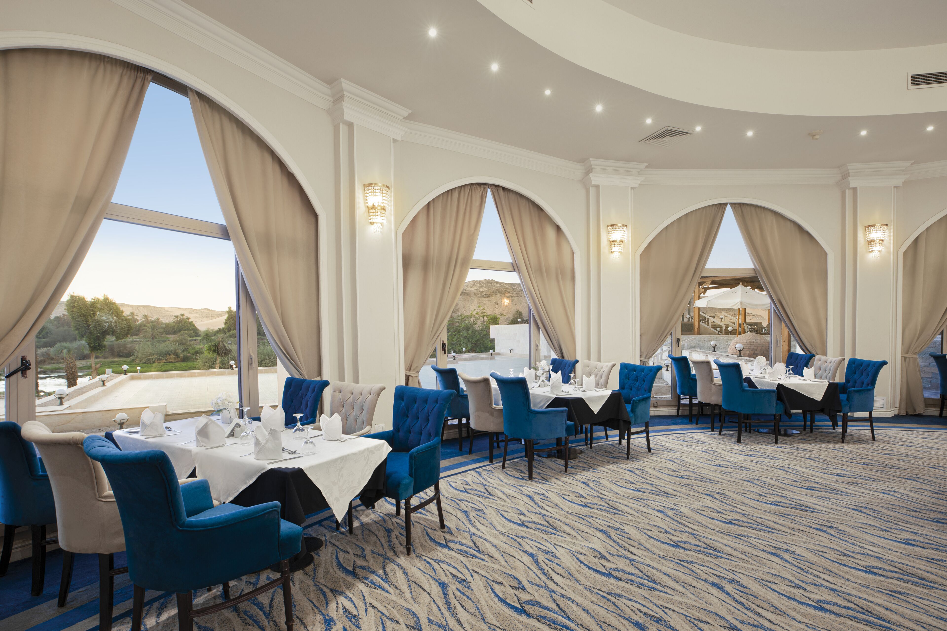 3 Restaurants, Frühstück, Mittagessen, Abendessen, internationale Küche