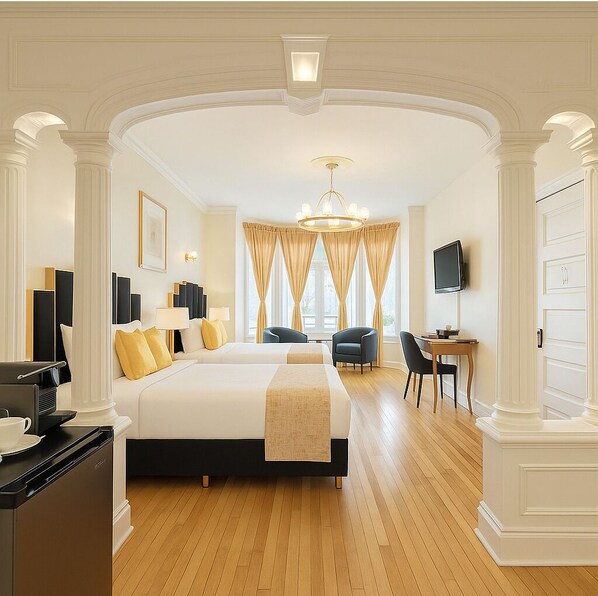 Chambres insonorisées, fer et planche à repasser, Wi-Fi gratuit