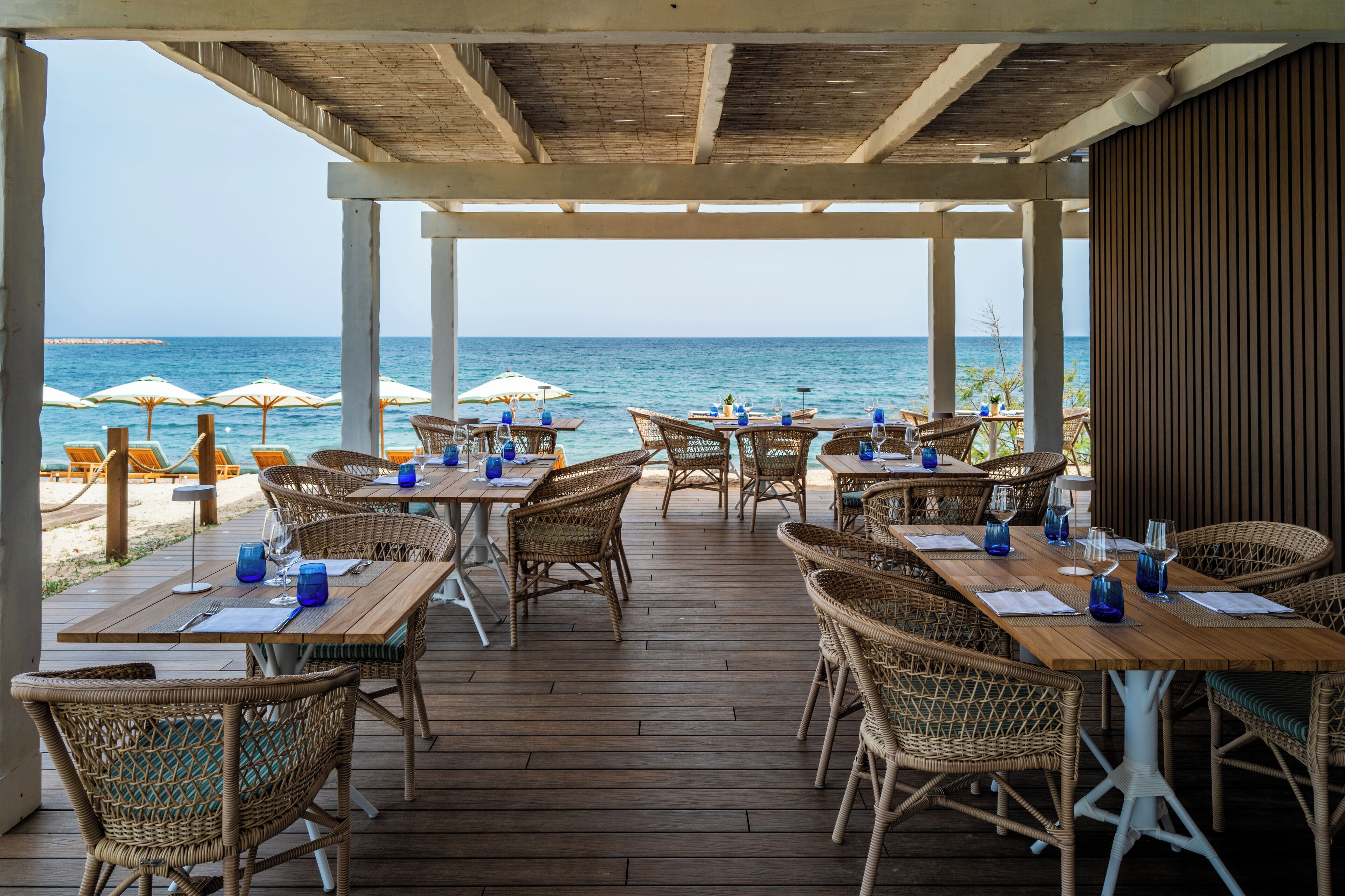 Breakfast, lunch, dinner served; Mediterranean cuisine, garden views 