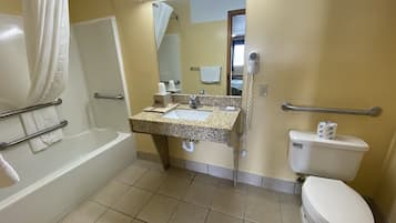 Standard Room, 1 King Bed, Accessible | Bathroom