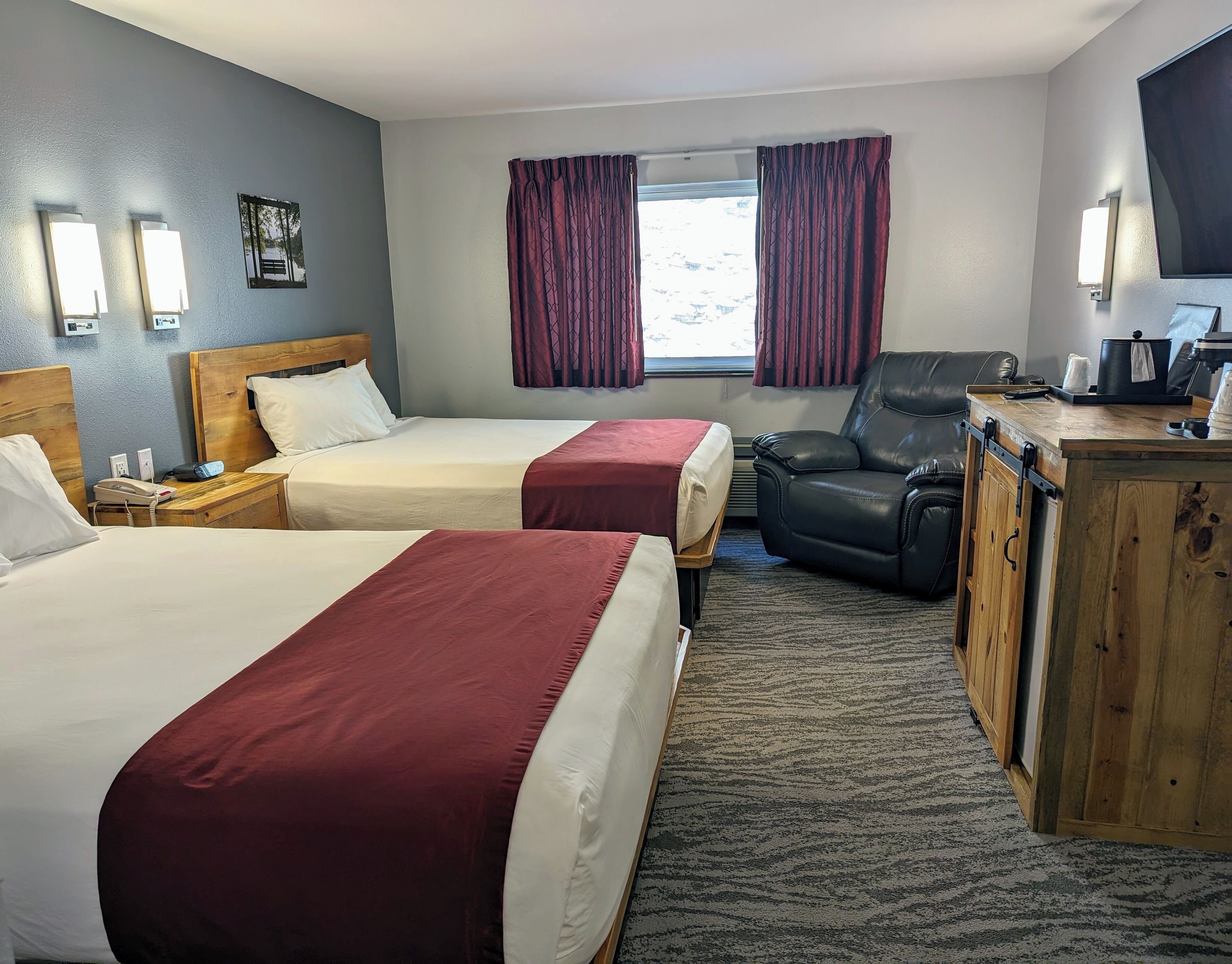 Room, 2 Queen Beds | In-room safe, iron/ironing board, rollaway beds, free WiFi