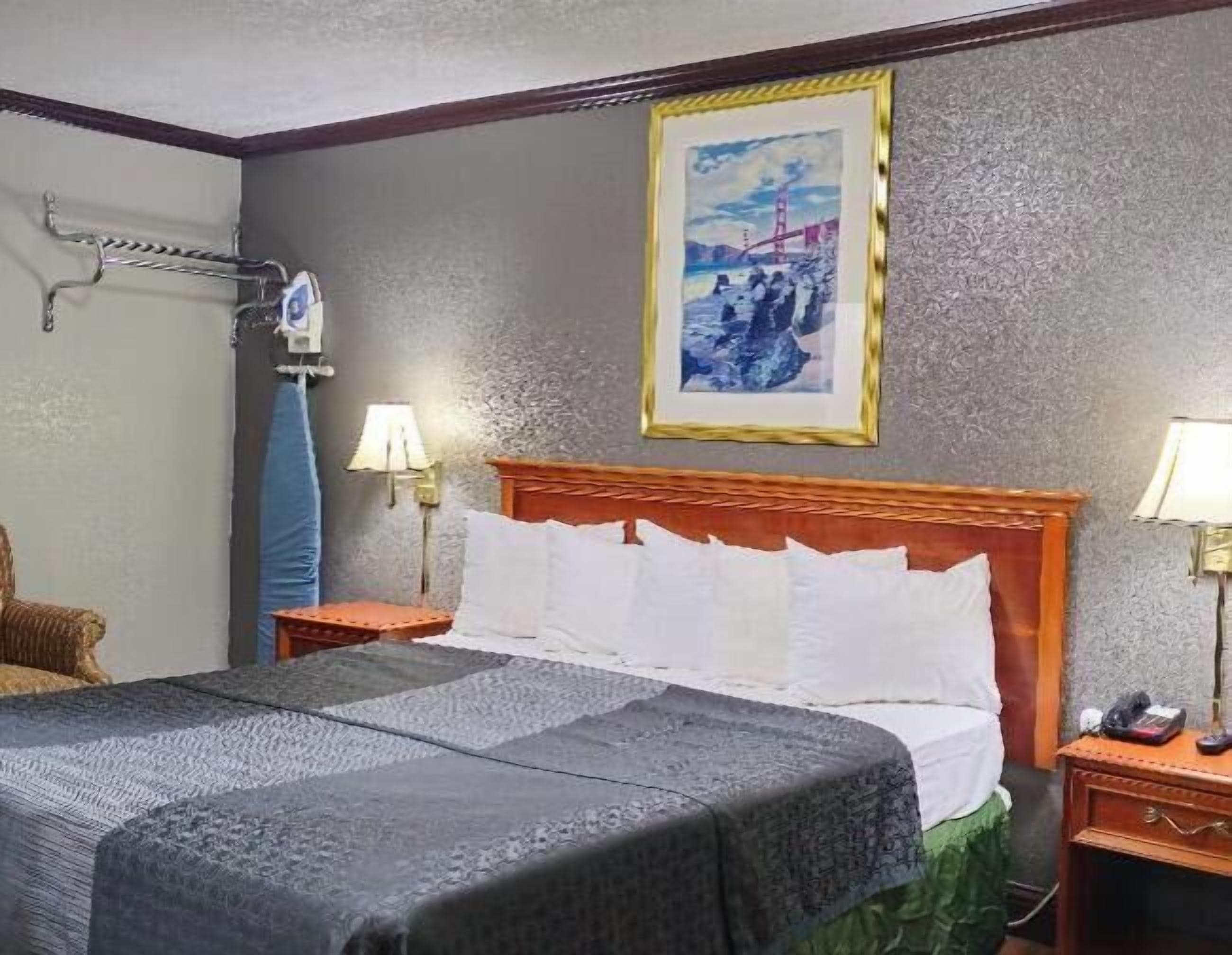 Deluxe-rum | Skrivbord, mörkläggningsgardiner, strykjärn/strykbräda och gratis wi-fi