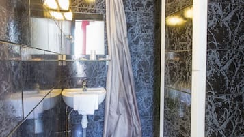 Hair dryer, towels