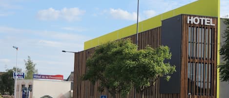 Façana frontal de l'allotjament