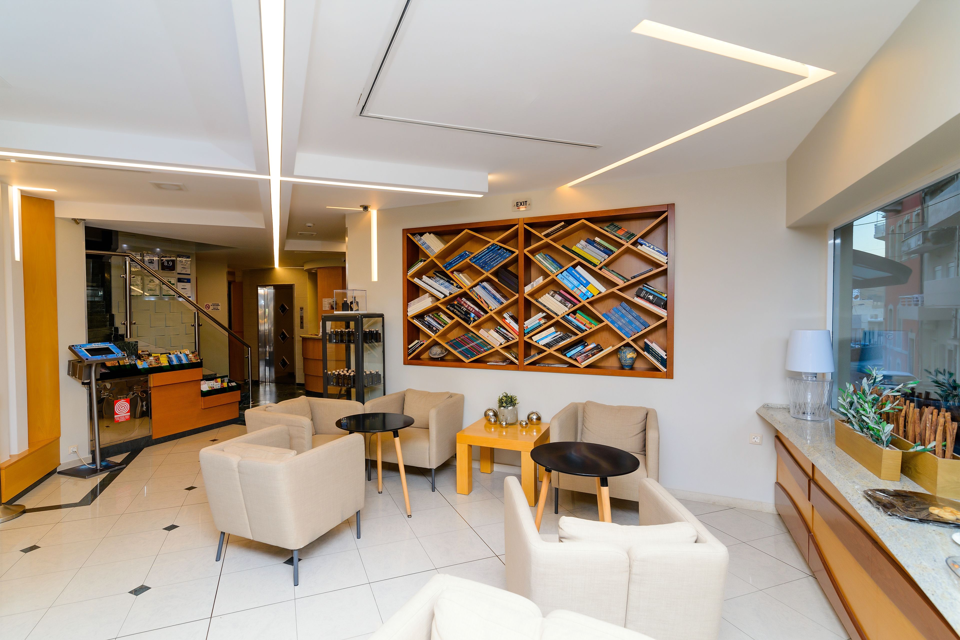 Sala de estar en el lobby