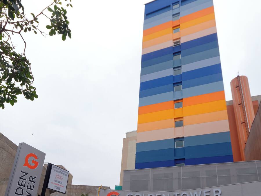 Façade de l’hébergement