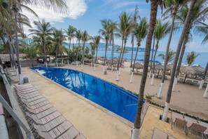 4 outdoor pools, pool umbrellas, sun loungers - Hotel Playa Suites Acapulco (Acapulco)