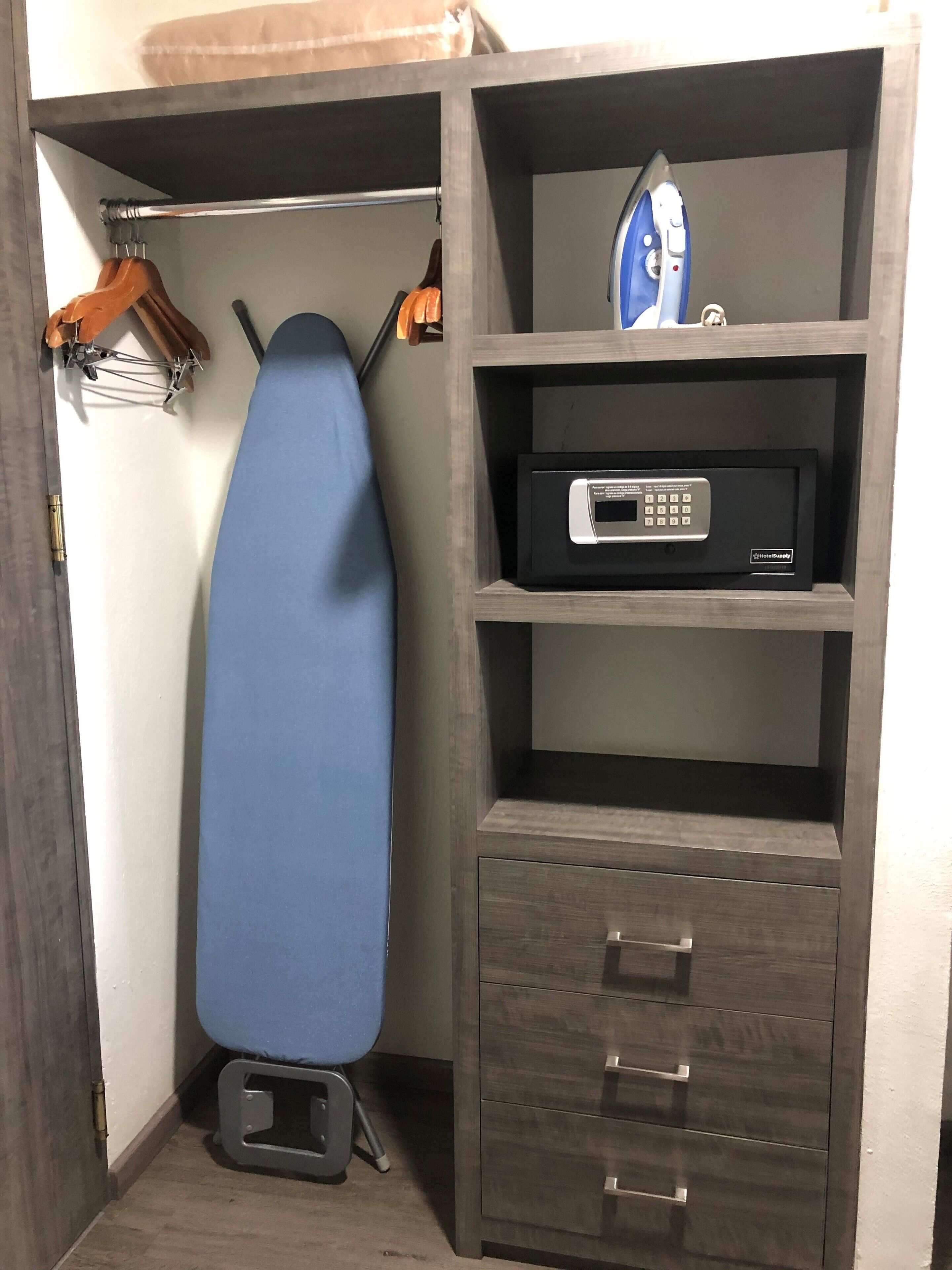 king room with street view | wardrobe