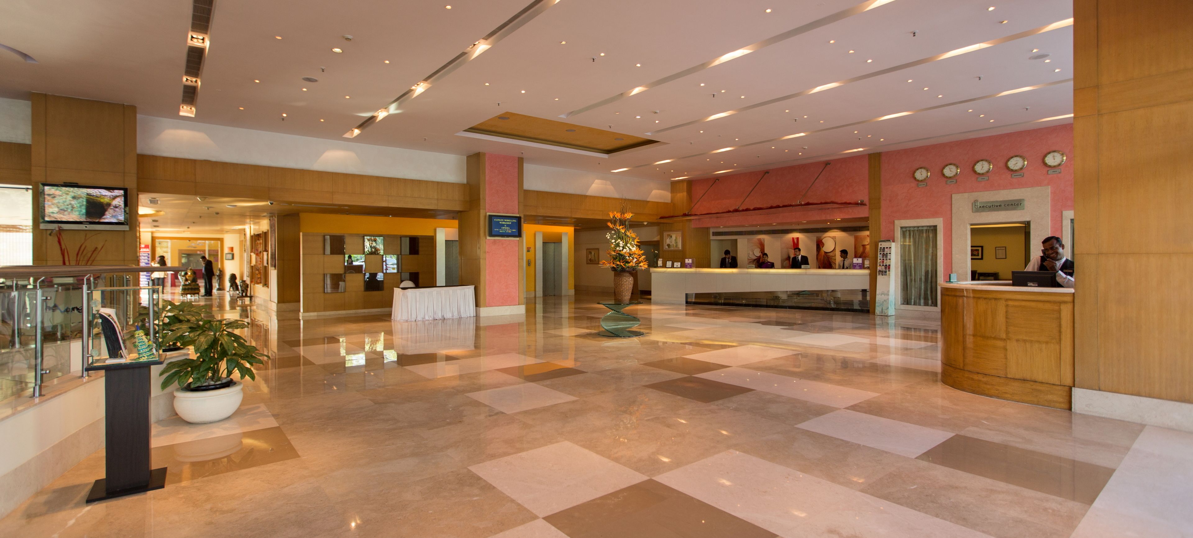 Interior entrance