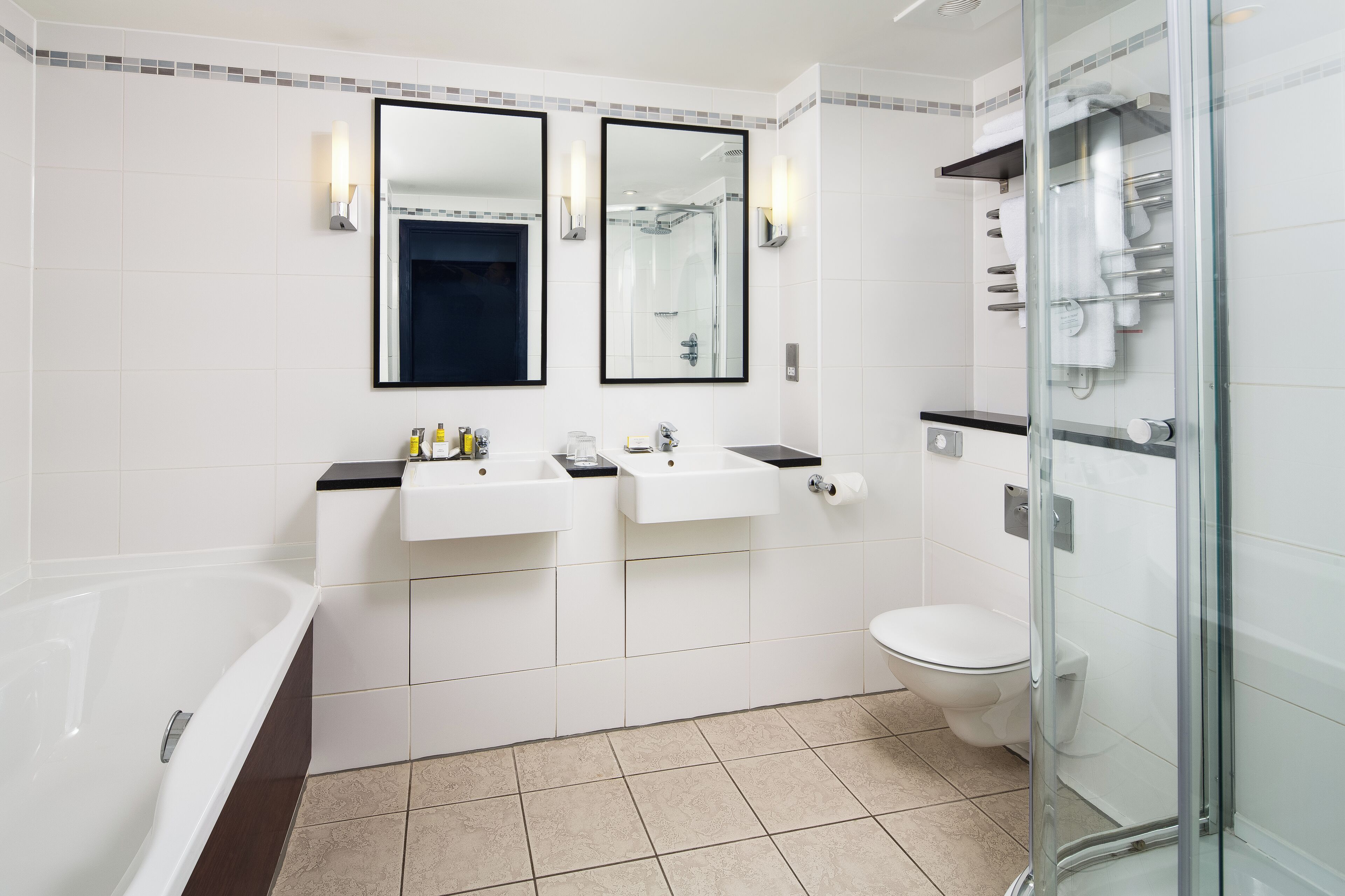 suite | bathroom | free toiletries, hair dryer, towels, soap