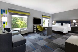 One Room King Studio Suite NonSmoking | In-room safe, iron/ironing board, free cribs/infant beds, rollaway beds