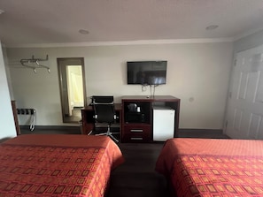 Room, 2 Double Beds | Premium bedding, desk, blackout drapes, soundproofing - Golden Eagle Motel (Dorris)