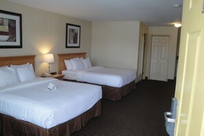 Deluxe Room, 2 Queen Beds, Non Smoking | Free WiFi, bed sheets
