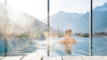 2 indoor pools, 2 outdoor pools, open 7:00 AM to 8:00 PM, sun loungers