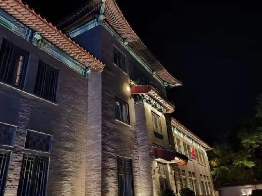 Front of property – evening/night